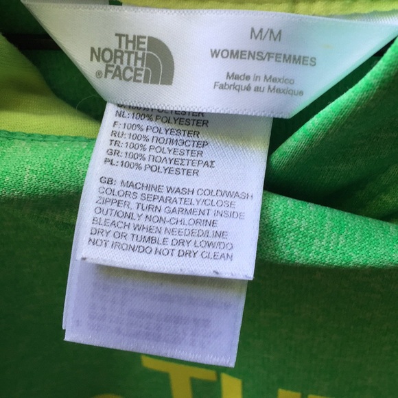 Like new condition, neon North Face hoodie - Picture 6 of 6